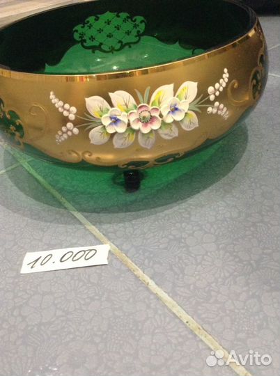 Вазы рубиновое стекло Чехия Богемия