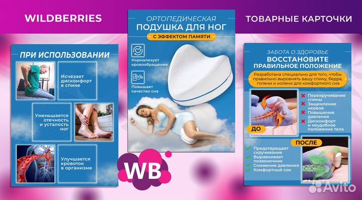 Дизайнер карточек для маркетплейсов