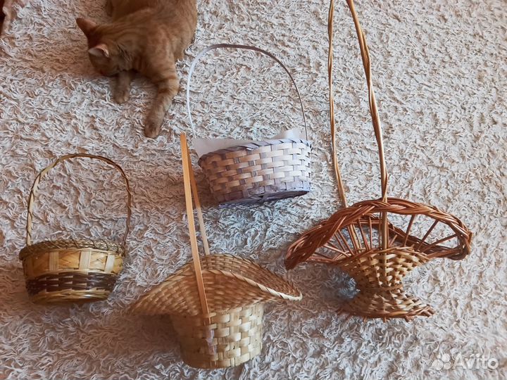 Плетеные корзинки+губка