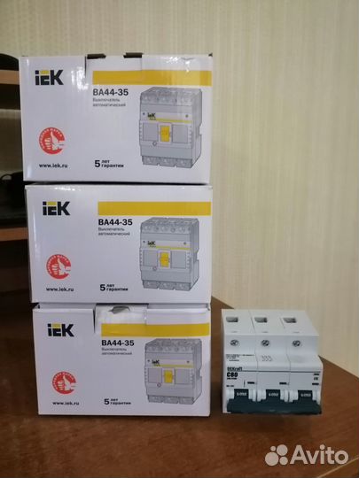 Автоматический выключатель iek ва 44-35 и ва-201