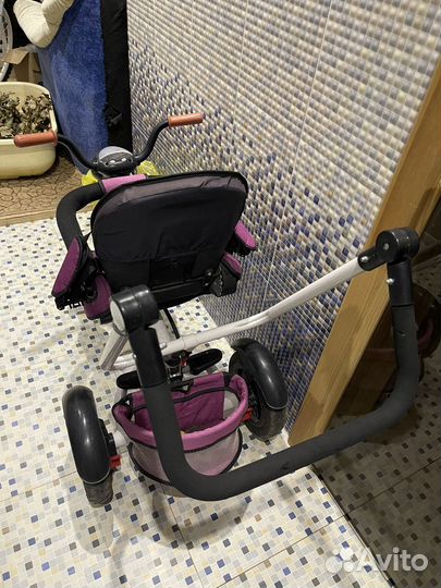 Детский велосипед с родительской ручкой