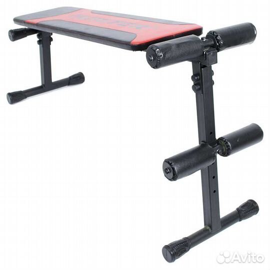 Скамья для пресса Вега прямая с ножкой