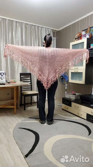 Шаль ручная работа