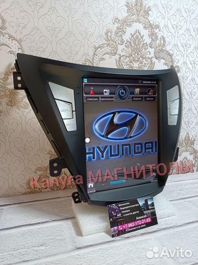 Магнитола Hyundai Elantra Tesla андроид новая