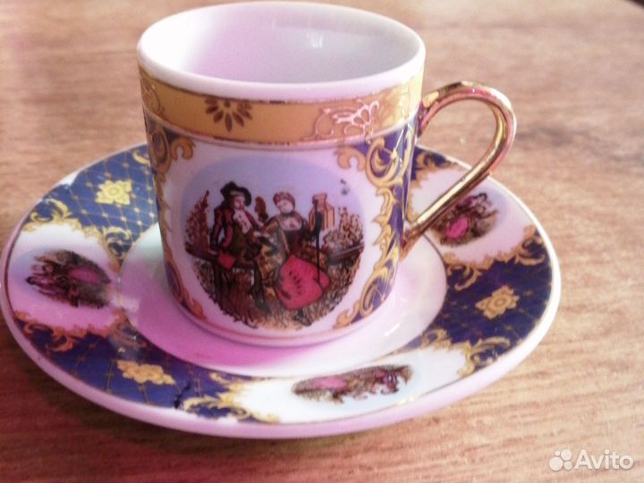 Чашка с блюдце fine China