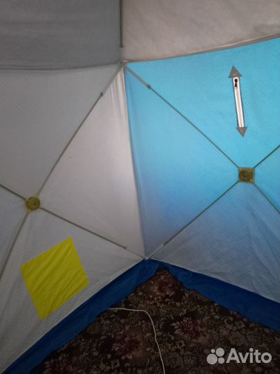 Зимняя палатка cube трехслойная бу