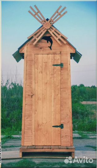 Дачный туалет с дельфином BVT