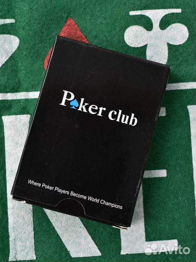 Карты игральные пластиковые для покера PokerClub