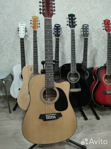 Гитара двенадцатиструнная, новая