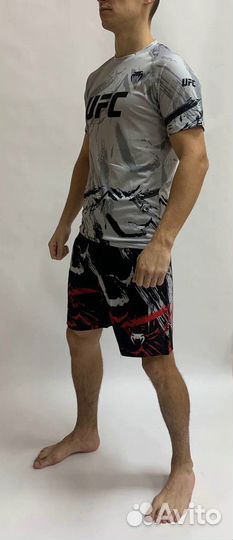 Комплект- (футболка и шорты) UFC Gray