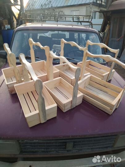 Ящики декоративные для подарков (деревянные)