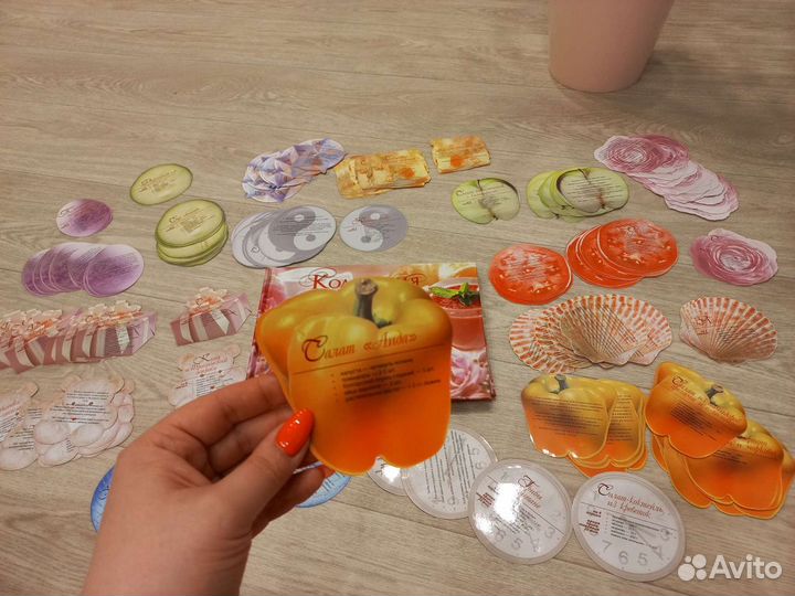 Кулинарная книга с карточками рецептами