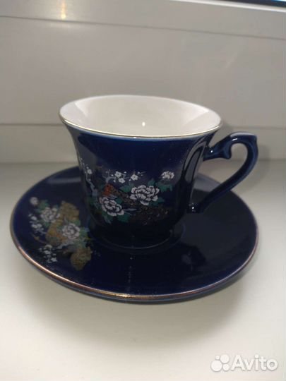 Чашка с блюдцем набор