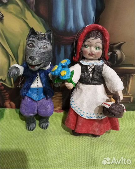 Ватные елочные игрушки (набор)