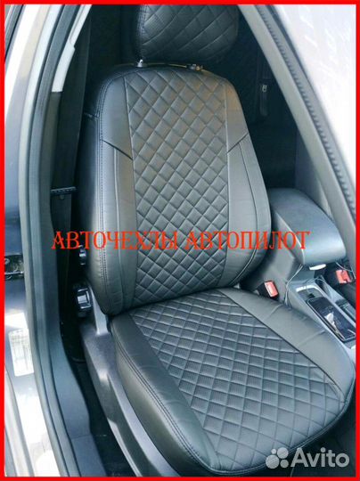 Чехлы Автопилот Ford Mondeo 4 Tit. из экокожи Ромб