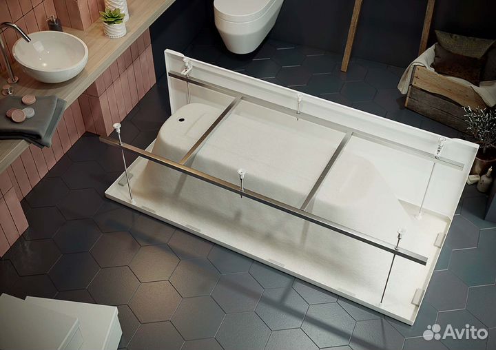 Ванна акрил 180х70 Aquatek Мия MIY180-0000007 пря