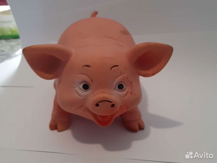 Винтажная свинка Загреб оригинал резина