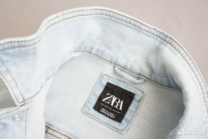 Мужская джинсовая куртка Зара Zara новая