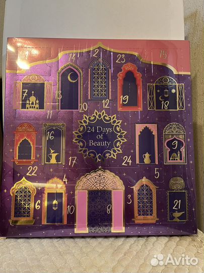 Адвент календарь с косметикой подарочный набор