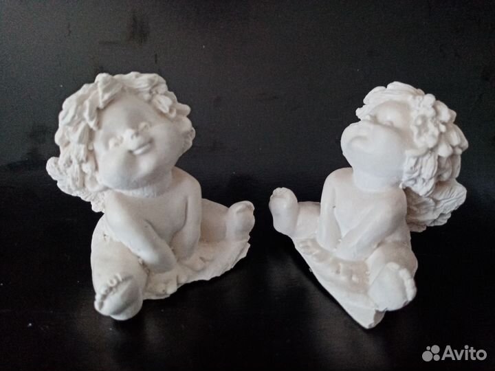 Ангел фигурки, мальчик, девочка