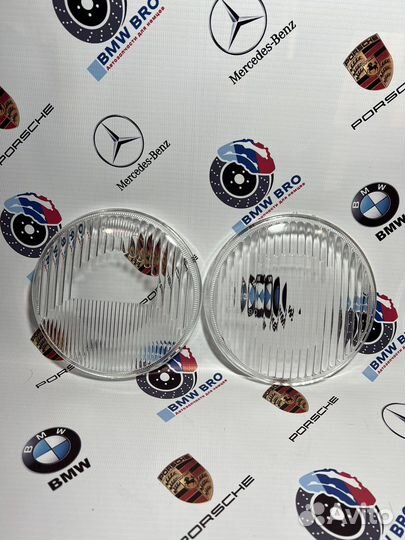 Стекло фары BMW E34 ближний дальний свет