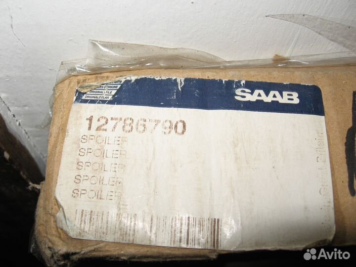 SaaB 9-3 Спойлер Багажника Новый Оригинал