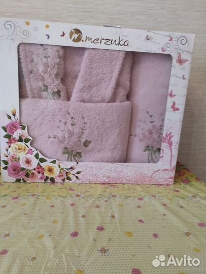 Полотенце 2 шт + халат