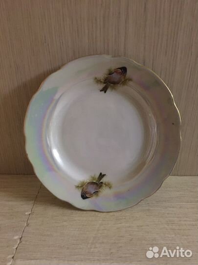 Блюдо для торта +тарелки Коростенский фарф.завод