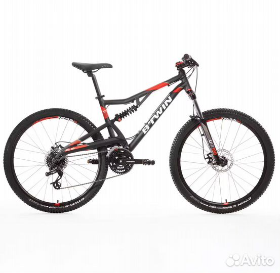 Горный велосипед btwin ST520S двухподвес