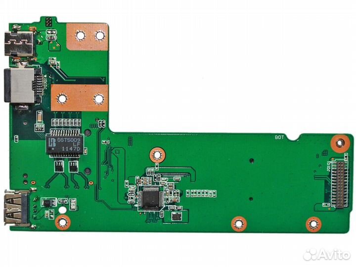 Плата с USB, SD, LAN + питание от Asus A52D