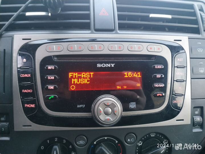 Магнитола sony Ford kuga,C-max,Focus,Transit