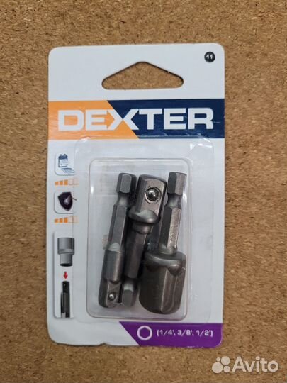 Набор переходников бит Dexter