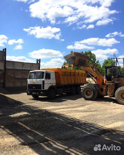 Щебень гравийный с доставкой