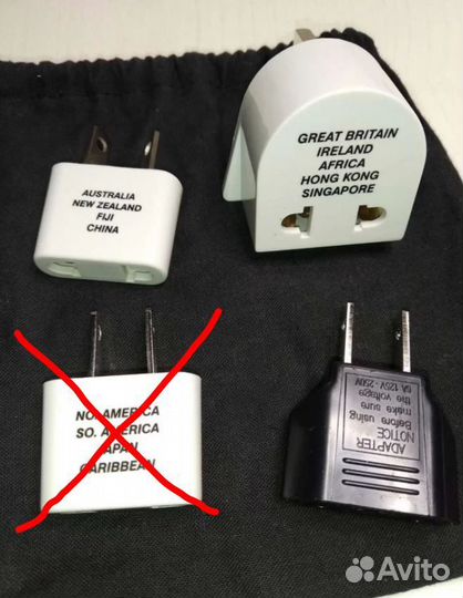 Сетевые адаптеры-переходники с евро розетки