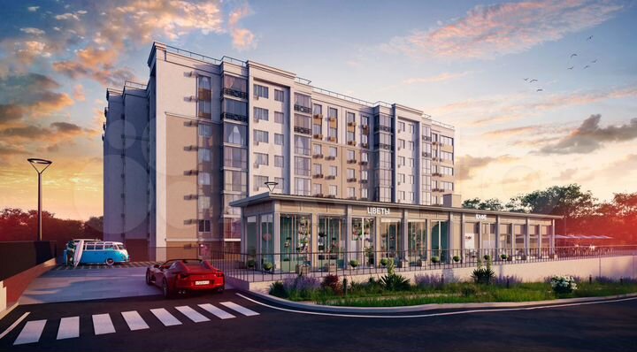1-к. квартира, 39,1 м², 3/8 эт.