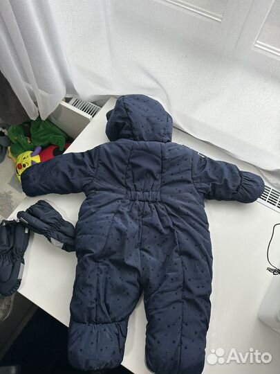 Зимний комбинезон для мальчика 74
