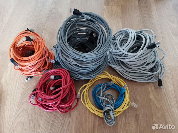 Патч-корд витая пара провод для интернета кабель