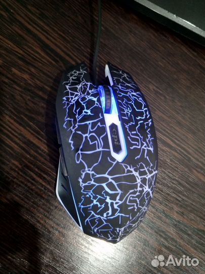 Светящаяся компьютерная мышь проводная