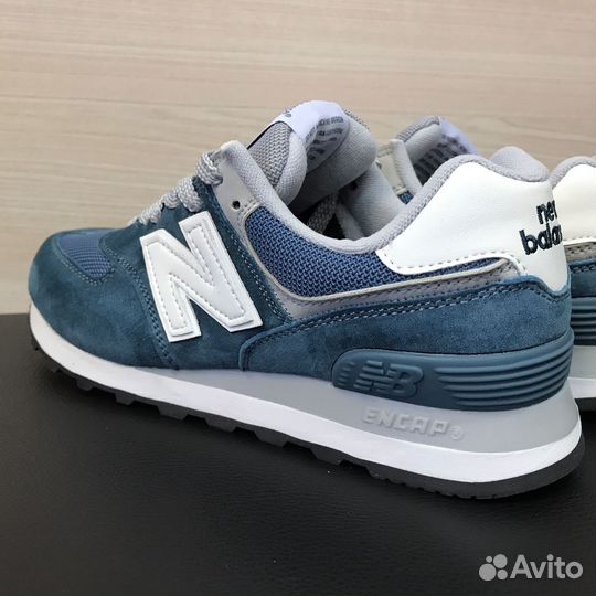 Кроссовки New Balance 574 женские голубые