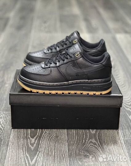 Кроссовки nike air force 1 low luxe black gum