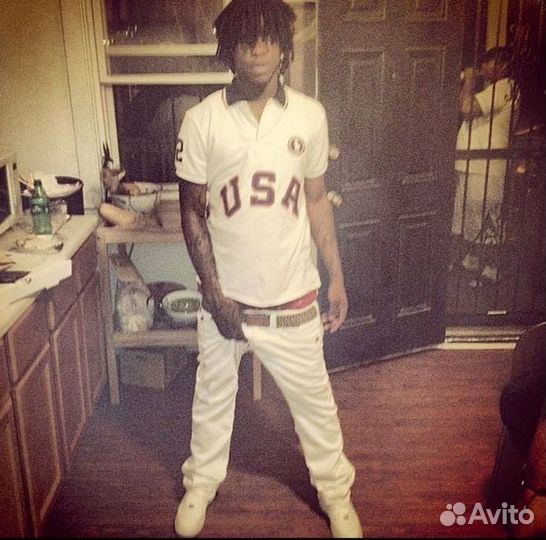 Поло polo Ralph Lauren Chief Keef big logo