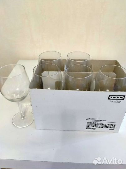 Бокалы для вина IKEA svalka