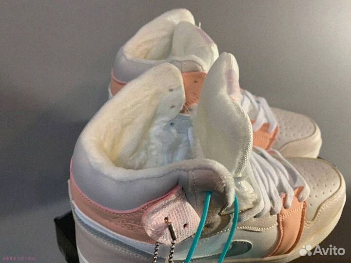 Кроссовки Nike Air Jordan тёплые (Арт.53906)