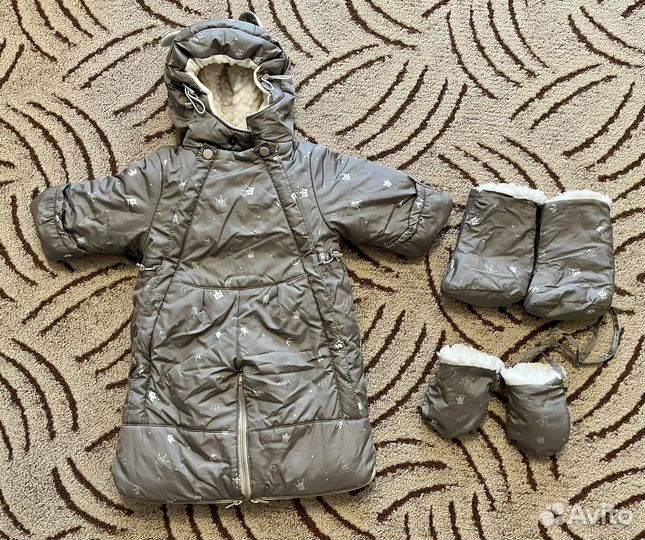 Зимний комбинезон-конверт