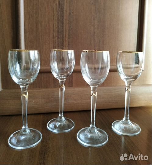 Рюмки для водки 70 мл. 4 шт. Crystallite Bohemia