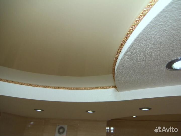 Натяжные потолки любой степени сложности