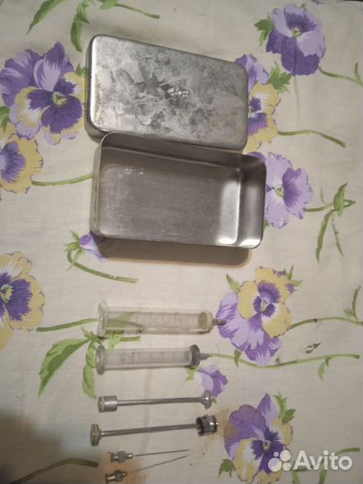 Шприц стеклянный СССР