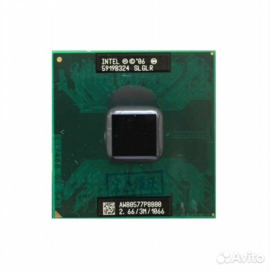 Б/у процессор Core2Duo P8800, slglr