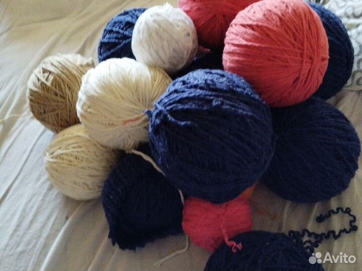 Пряжа нитки для вязания цена за все