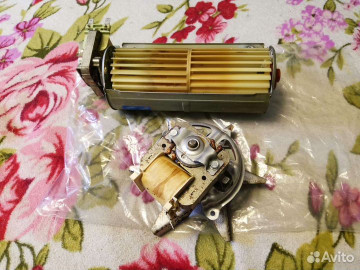 Вентилятор с мотором и ротор для hotpoint ariston